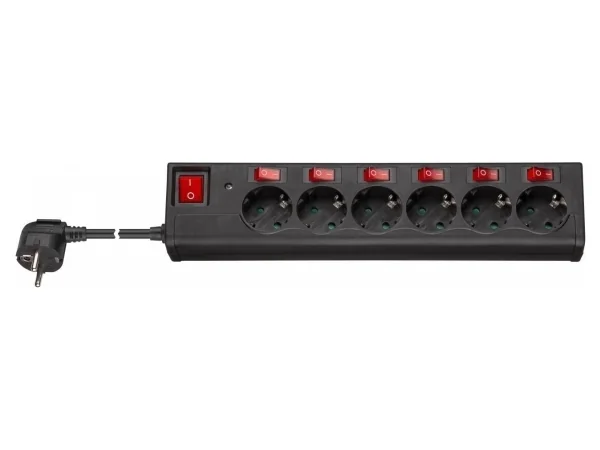 Pro AC Jatkojohto with surge protection and switch 1.5