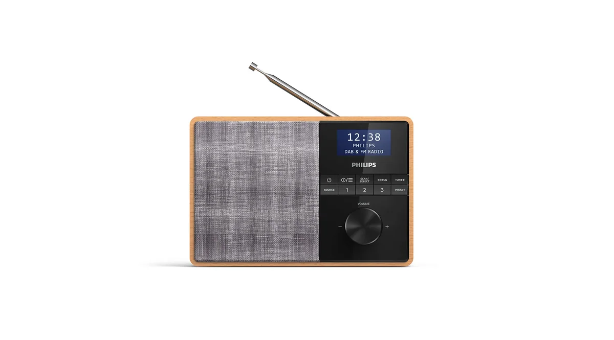 Philips TAR5505/10, Kannettava, Digitaalinen, DAB, DAB+, FM, 5 W, LCD, Valkoinen