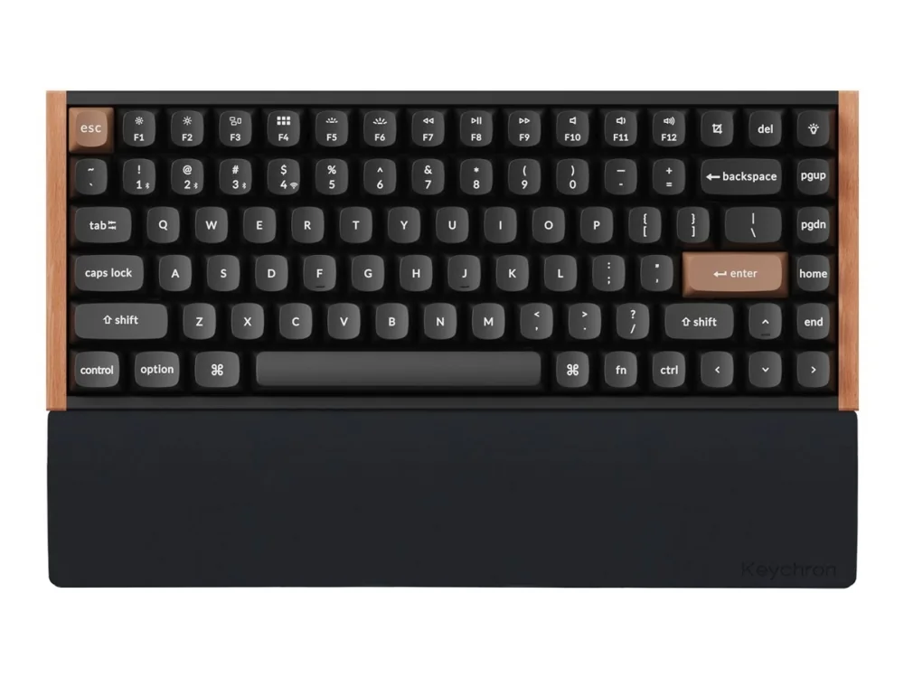 Keychron Silikoni kämmentuki PR43 75% (317 x 79.5 x 18 mm) Ranteen tuki