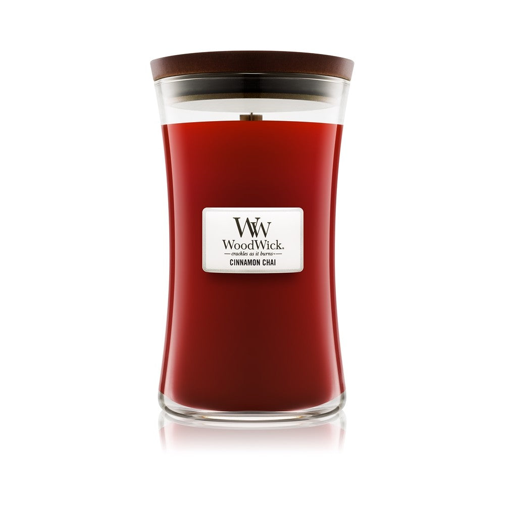 Woodwick Cinnamon Chai Jar (kaneli chai) - hajustetut kynttilä - 609,5 g