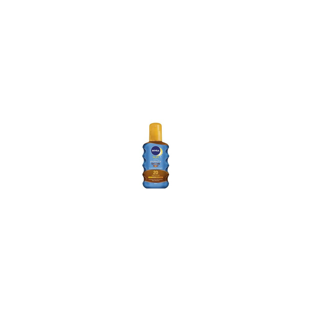 Nivea Olio Solare Protettivo e Abbronzante SPF 20 200 ml — Olio Solare