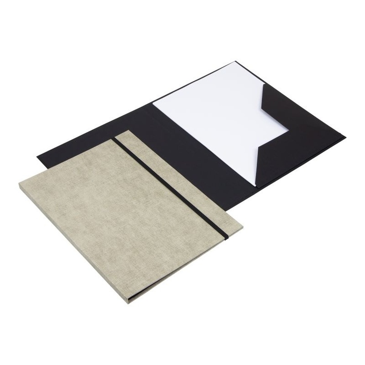 Asiakirjakansio A4, Paulina canvas, Bigso, Beige