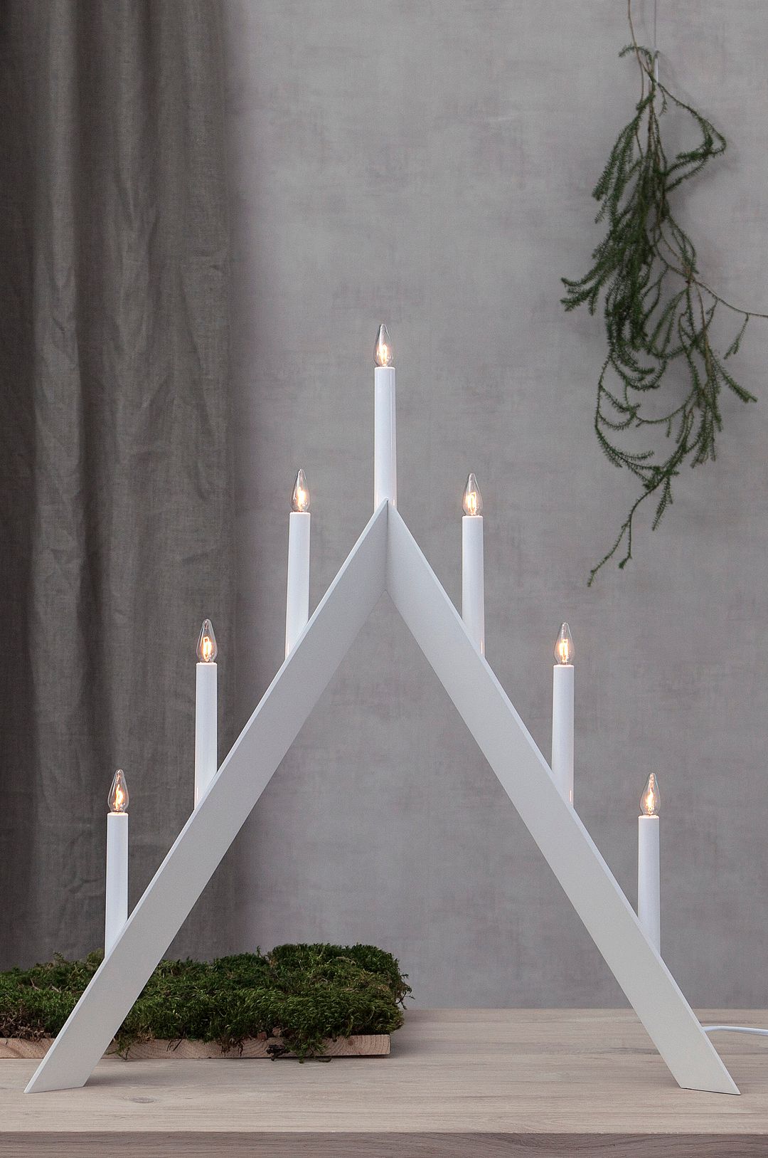 Star Trading Kynttilänjalka Arrow Valkoinen 60cm 219-85 Vastaa: N/A