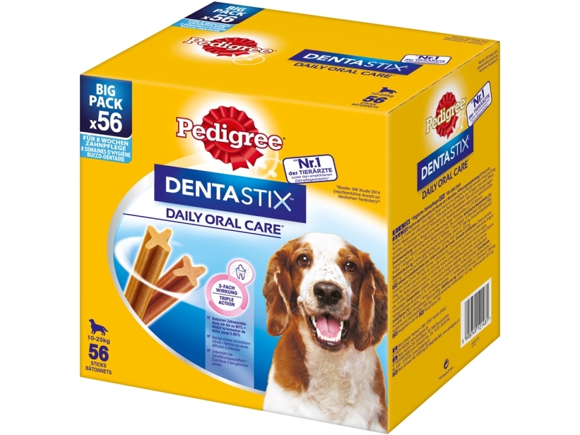 Pedigree DentaStix 1.44kg Aikuisten pihvi, kana, kana