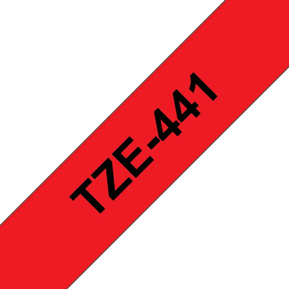 Brother Tape 18mm Tze-441 Musta/punainen