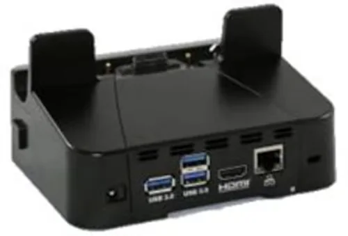 Zebra 1-paikkainen Telakka-asema, Jossa On Lujarakenteinen Hdmi/eth/3xusb Ilman Virtalähdettä
