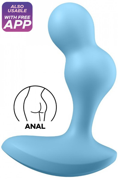 Satisfyer Deep Diver Blue Värisevä anaalitappi
