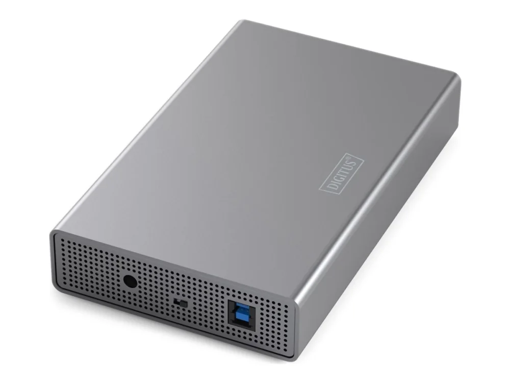 Digitus DA-71106-1, HDD-kotelo, 2.5/3.5, Serial ATA III, 5 Gbit/s, USB-liitettävyys, Alumiini