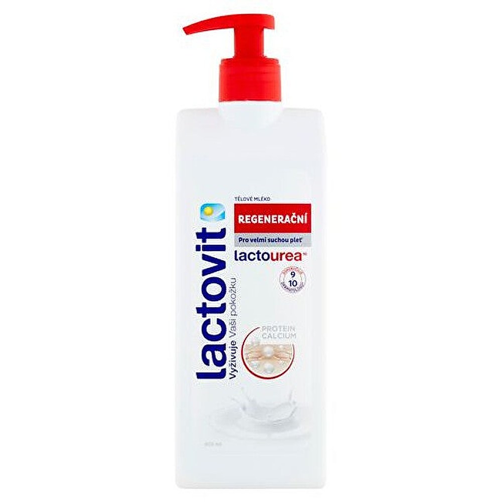 Lactovit Lactourea Regenerating Body Milk annostelijalla 400 ml