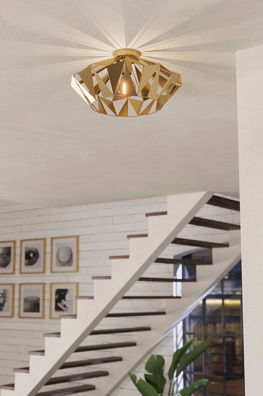 EGLO CARLTON ceiling lamp gold