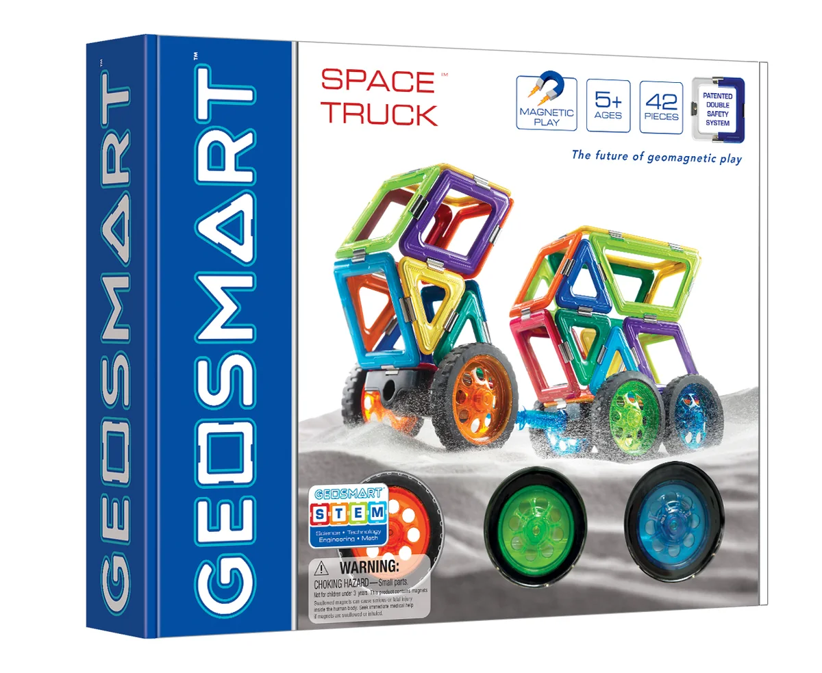 GeoSmart Magneettinen Rakennus Space Truck Setti - 42 kpl