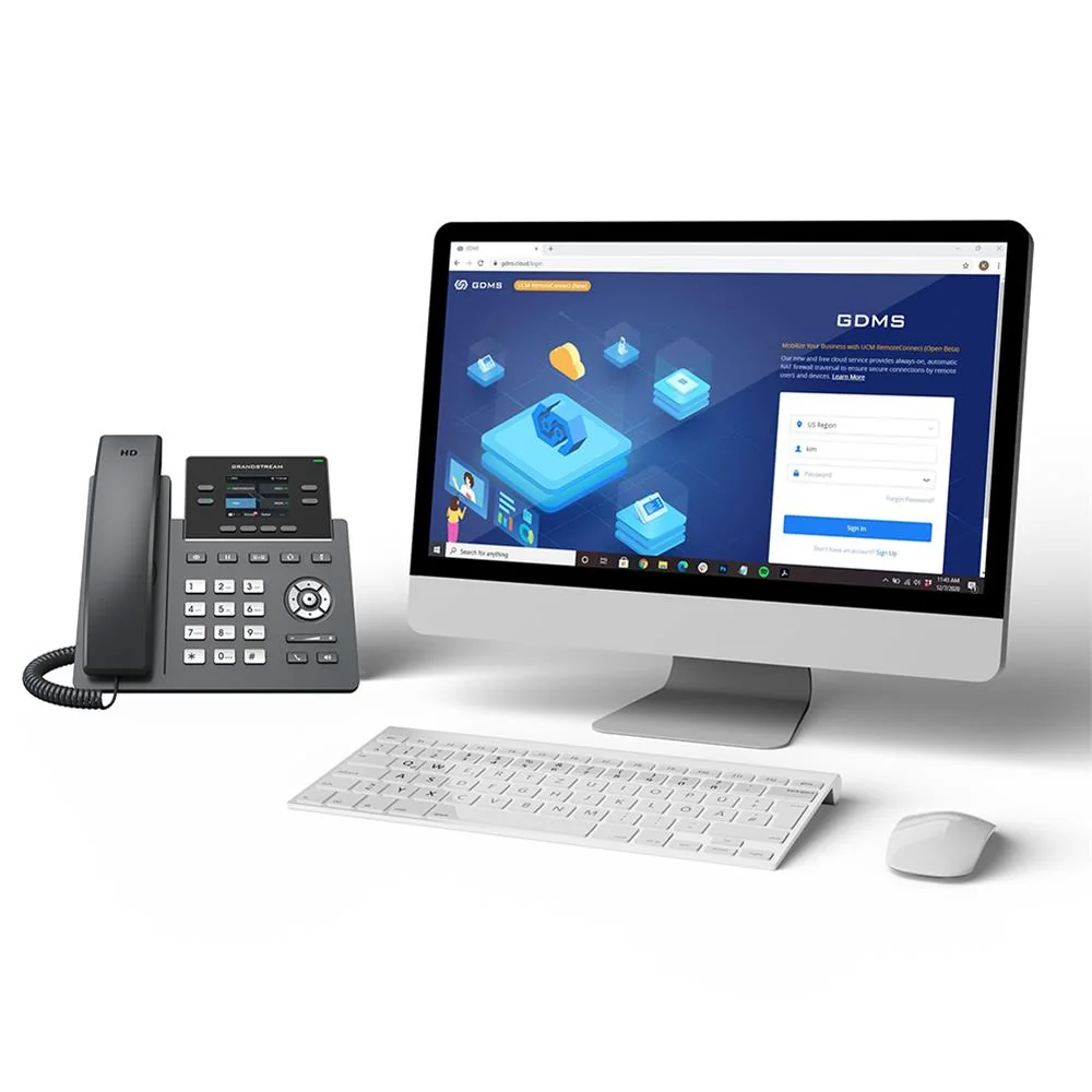 Grandstream GRP2612P - VoIP Puhelin with caller ID/call waiting - 3-way call capability