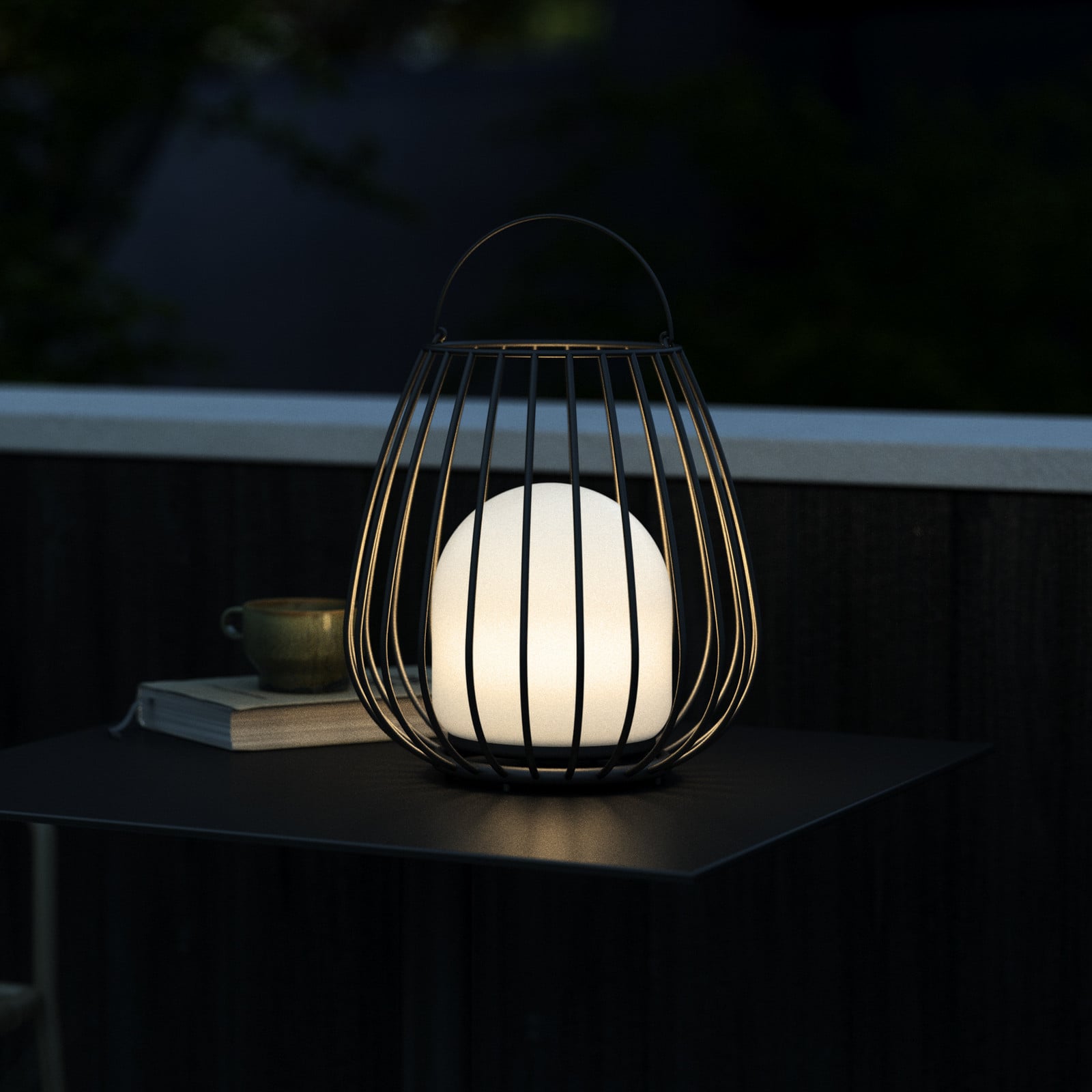 Jim Portable Ulkovalaisin Black - Nordlux Jim To-Go - Moderni - Metalli - Varjostimella