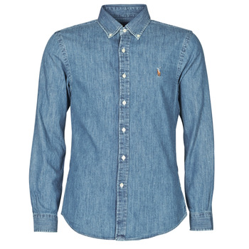 Polo Ralph Lauren Paita sininen denim / konjakki / valkoinen
