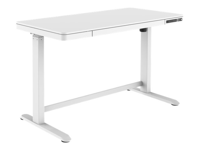 Digitus DA-90406, Johtajan pöytä, Kotitoimisto, Office, Suora, Suorakaiteen muotoinen, Valkoinen, Valkoinen