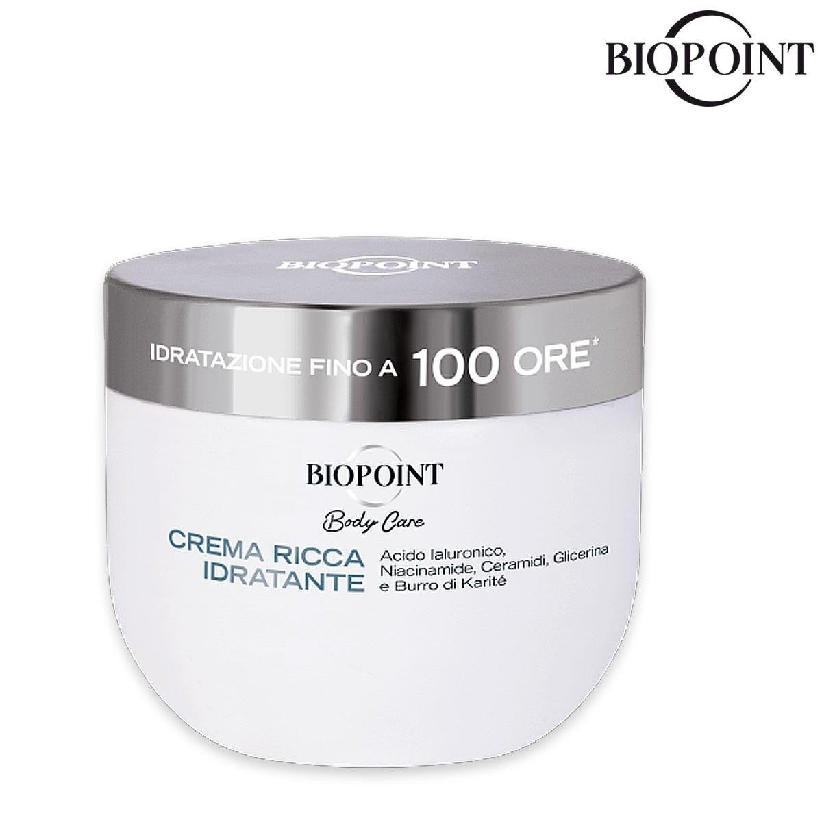 Biopoint rikas kosteuttava voide 400 ml purkki