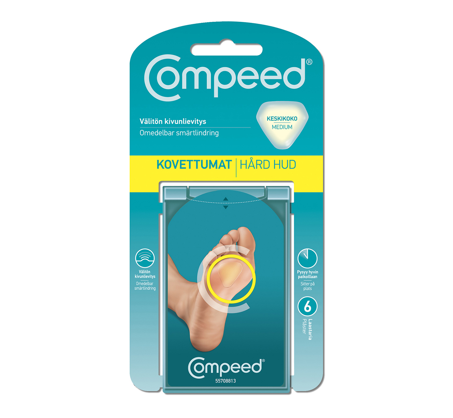 Compeed kovettumat 6 kpl