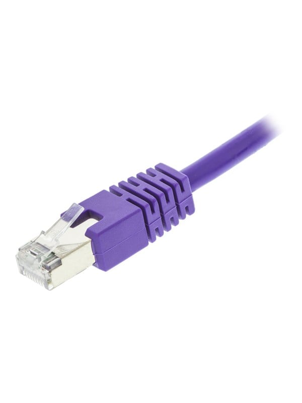 DELTACO F/UTP Cat6 laitekaapeli, 15m, lila