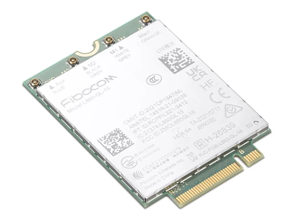 Lenovo 4XC1K04678, Sisäinen, Langaton, M.2, WWAN, 1000 Mbit/s