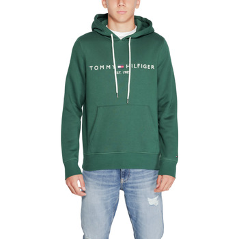 TOMMY HILFIGER Collegepaita tummanvihreä / punainen / valkoinen