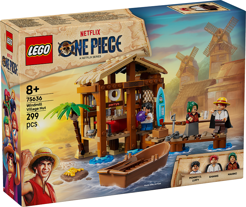 LEGO ONE PIECE – Tuulimyllykylän mökki (75636)