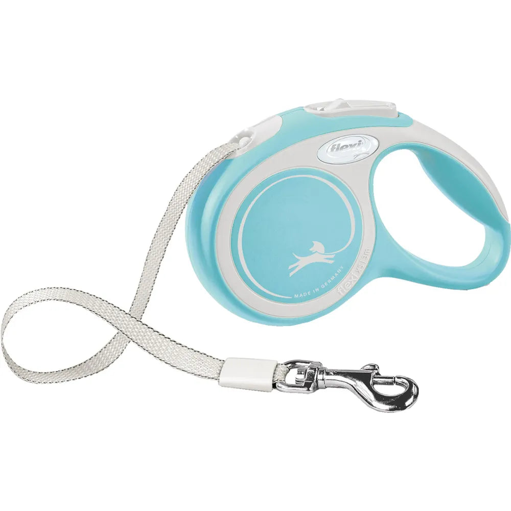 Flexi New Comfort Tape XS, 3 m / max. 12 kg, Vaaleansininen
