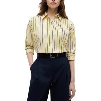 TOMMY HILFIGER Pusero 'Boxy Fit' keltainen / musta / valkoinen