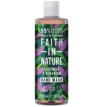 Faith In Nature Laventeli & Geranium käsisaippua - 400 ml
