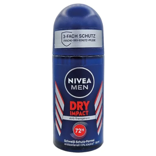 Nivea Men Dry Impact Roll-On Deodorant – 50 ml