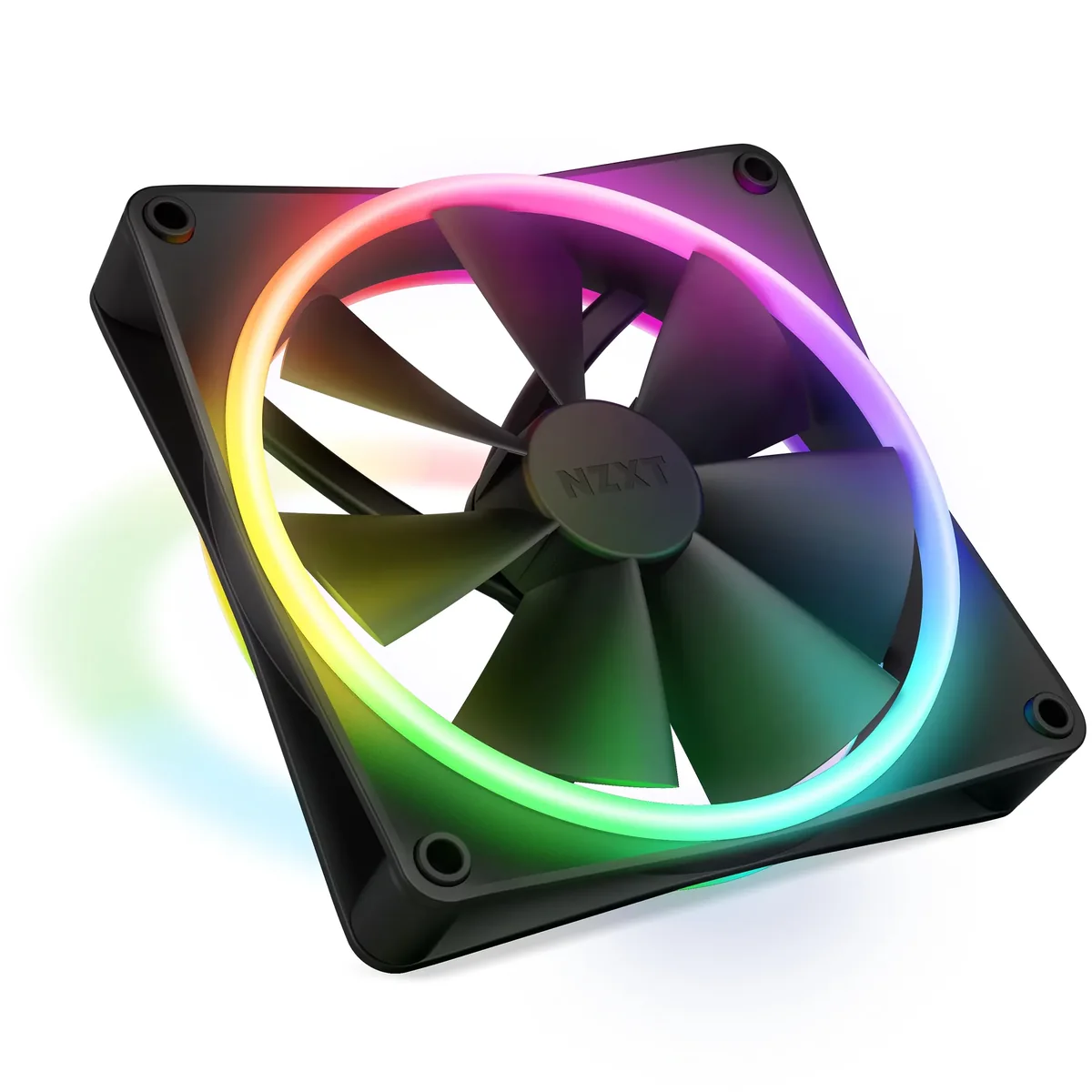 NZXT F120 RGB DUO - Musta - Kotelotuuletin - 120mm - Musta RGB LED valolla - 29 dBA