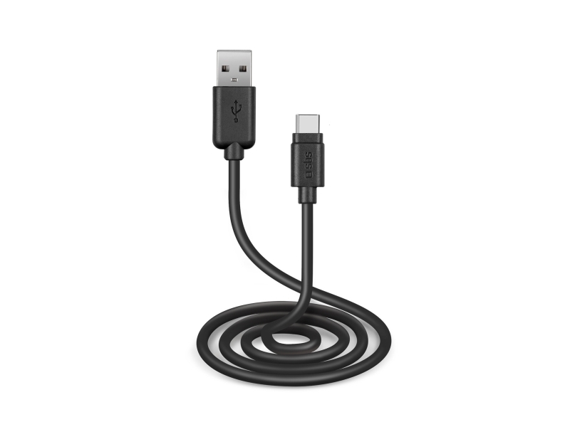 SBS TECABLETC3MTK USB-A - USB-C Cable 3m - Black