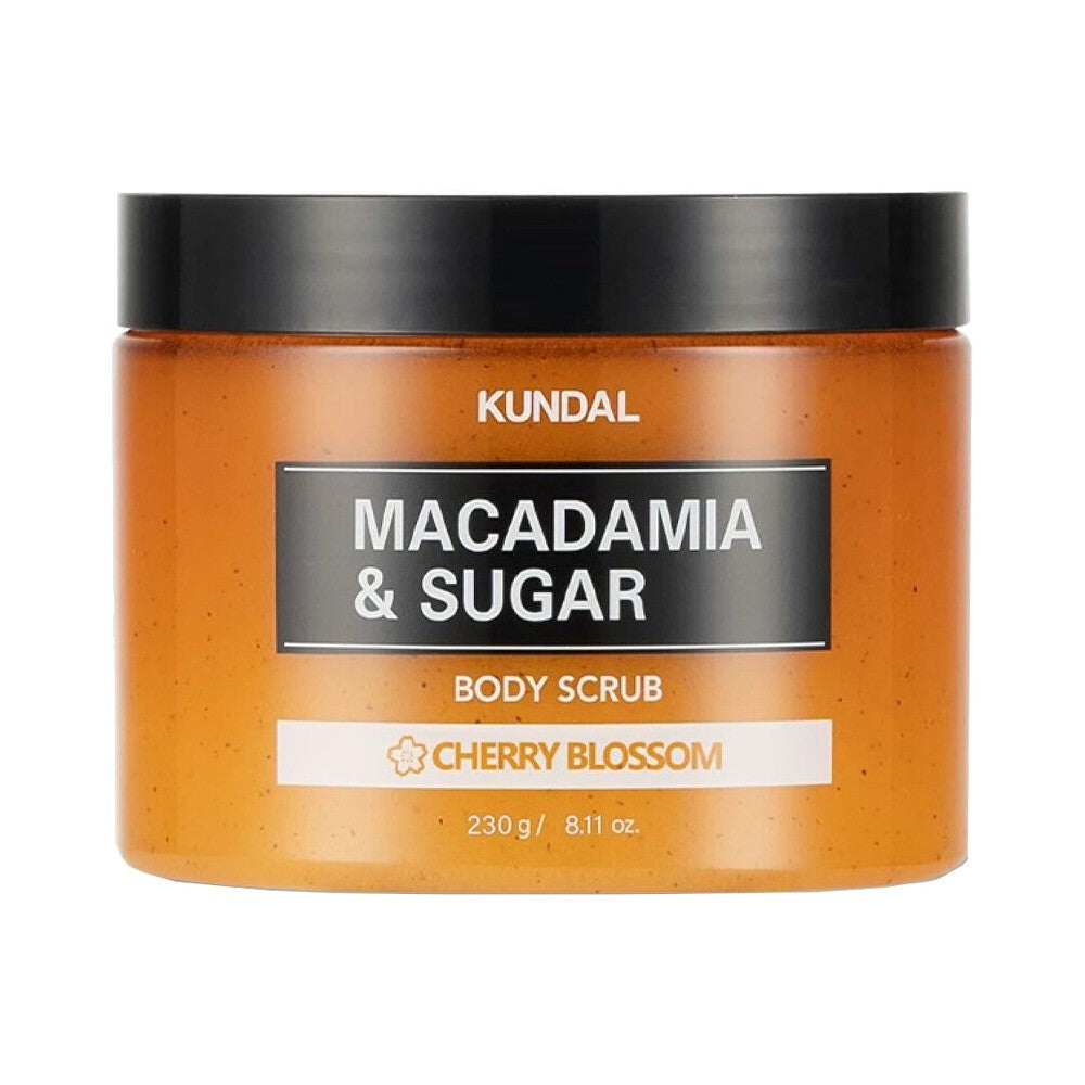 KUNDAL Macadamia & Sokeri Cherry Blossom-sokerikuorinta sheavoilla 550g
