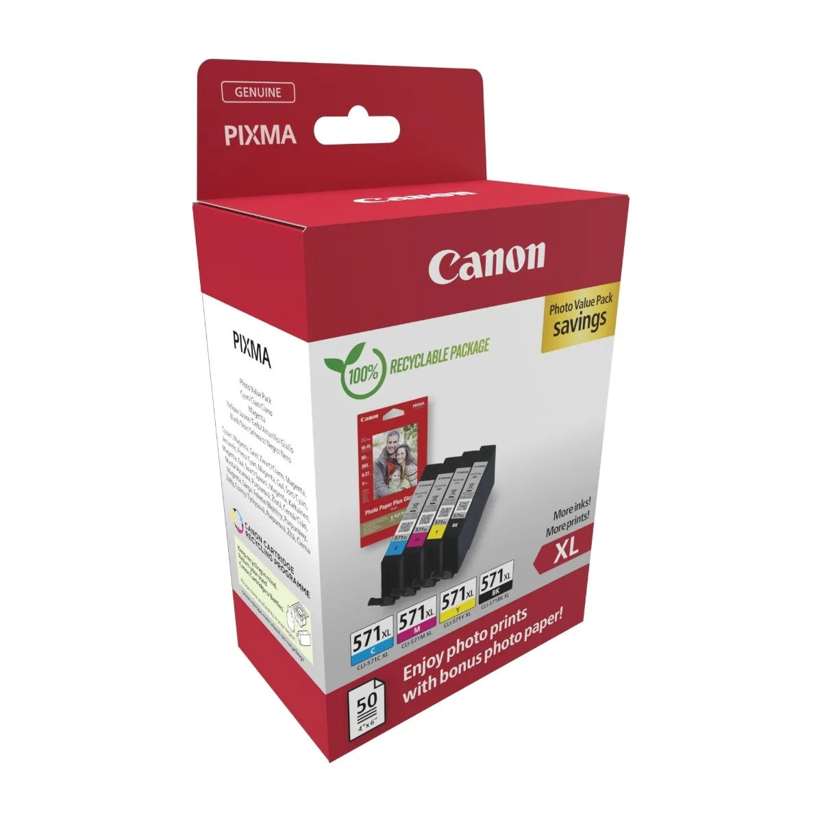 Canon CLI-571XL / 0332C006 C/M/Y/BK High