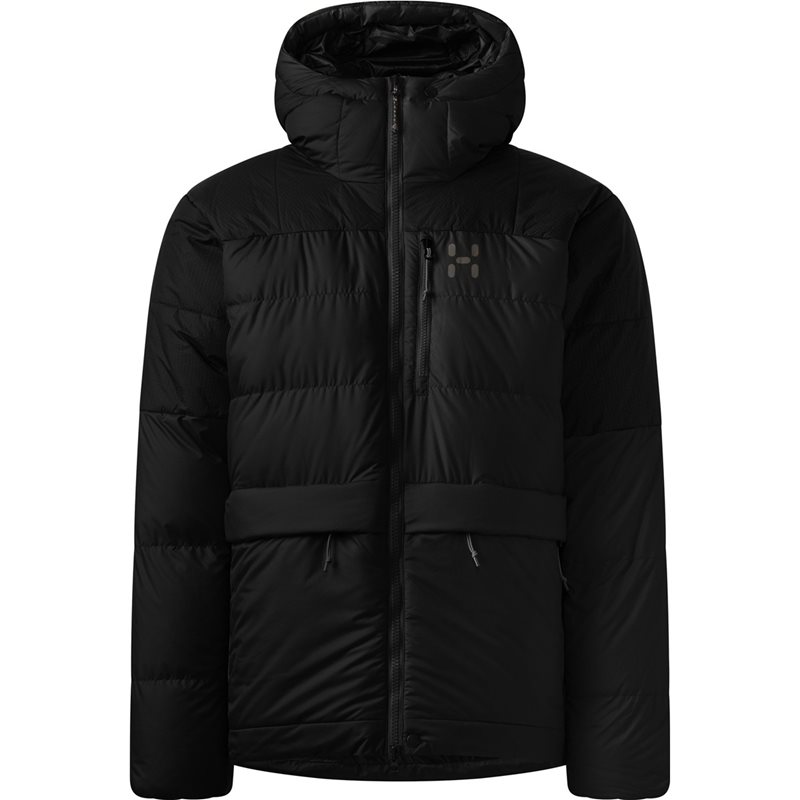 Haglöfs Riksgränsen Down 850 II Hood Men True Black - S