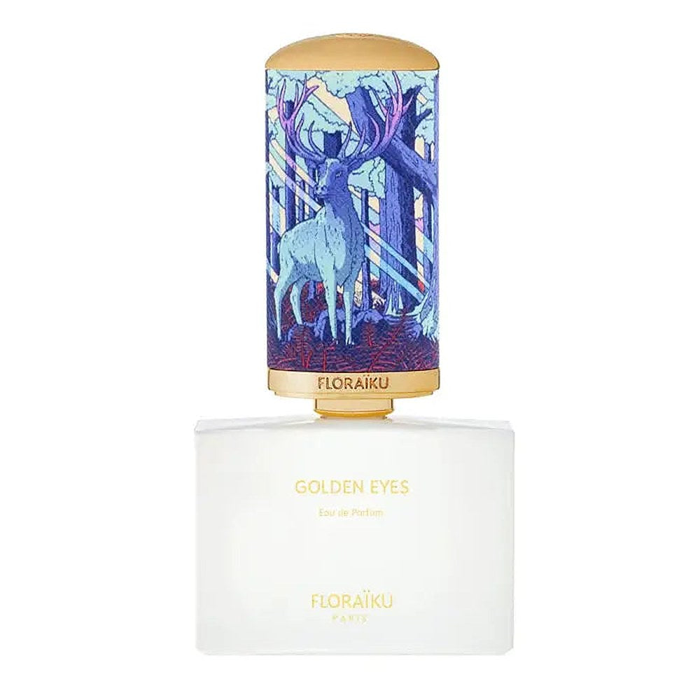 Floraïku Golden Eyes Set Unisex Eau De Parfum 50 ml + Eau De Parfum 10 ml + hajuvesikotelo + 2 X kansi