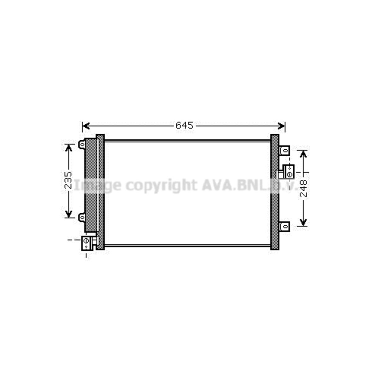 Lauhdutin, ilmastointilaite AVA COOLING SYSTEMS FT5328D