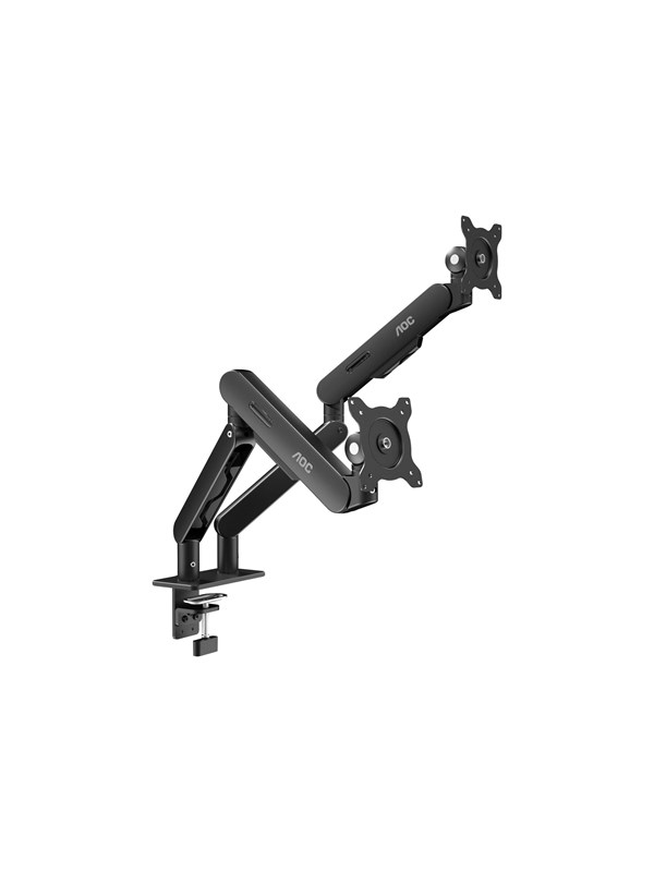 AOC AM420B -monitorivarsi kahdelle näytölle 17-34", mekaanisella jousella, 9 kg, musta