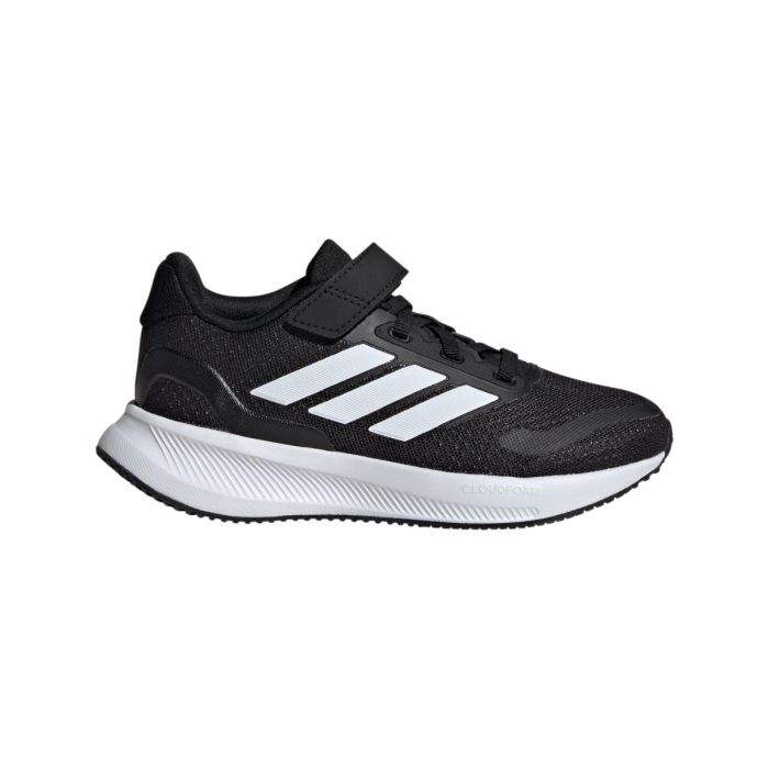 adidas Junior RunFalcon 5 EL K PS 31 Unisex - Mukautuvat juoksukengät lapsille, musta/valkoinen