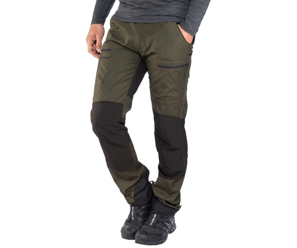 Pinewood Caribou TC Pants Men Moosgreen/Black - 130-140