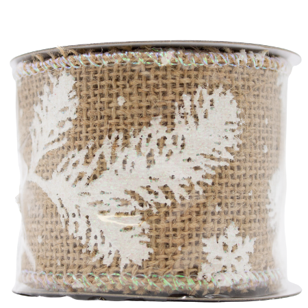 Decoris Koristenauha Luonto - Lumi ja kuusi