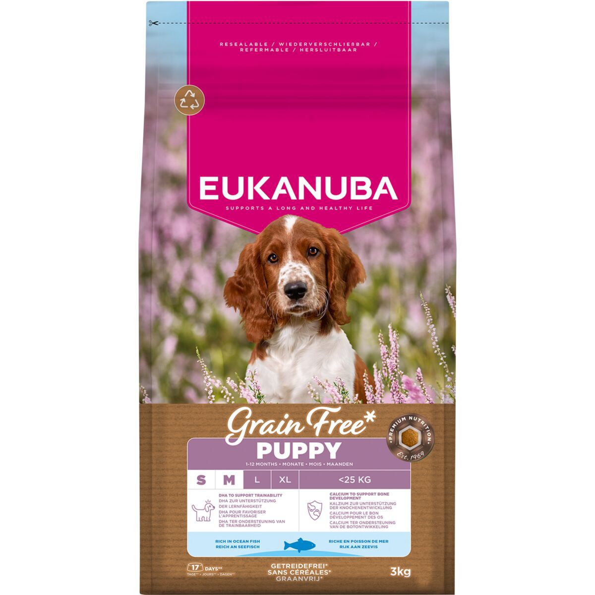 Eukanuba Grain Free Puppy Small & Medium Breed Ocean Fish