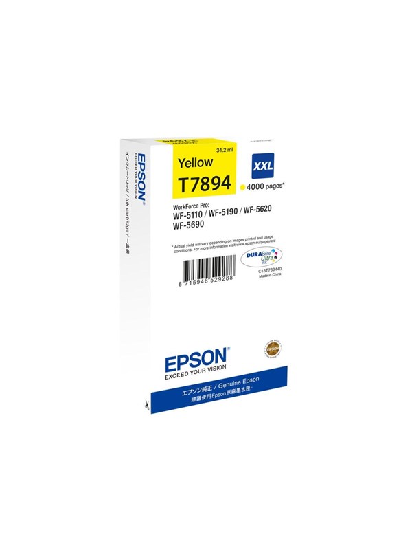 Epson Muste Keltainen T7894 Xxl