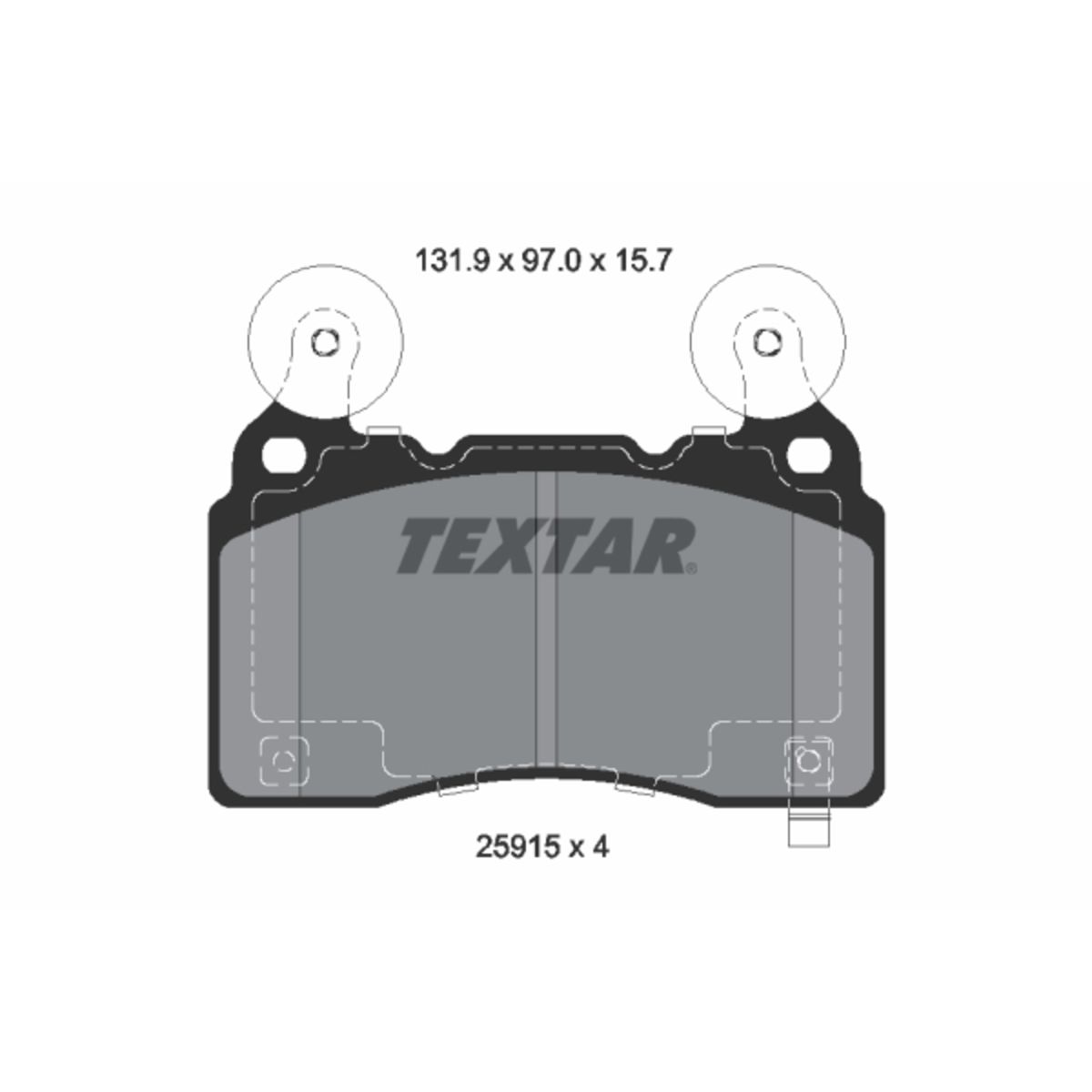 Jarrupalat, levyjarru TEXTAR 2591501