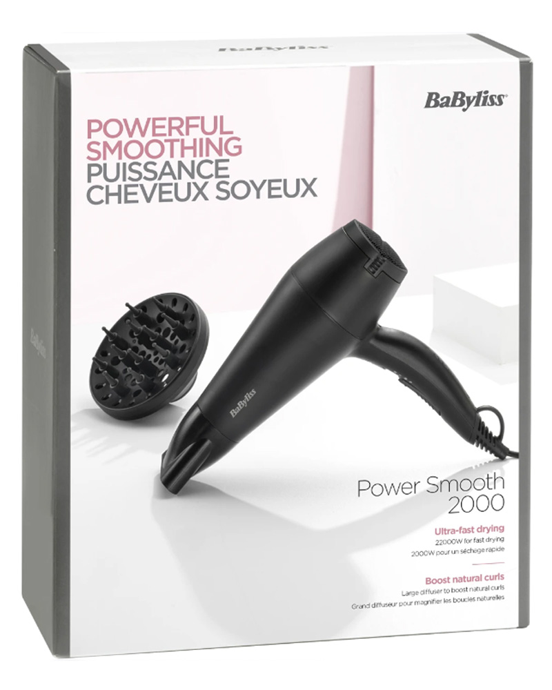 Babyliss Hiustenkuivaaja Power Smooth 2000 - 2000 W