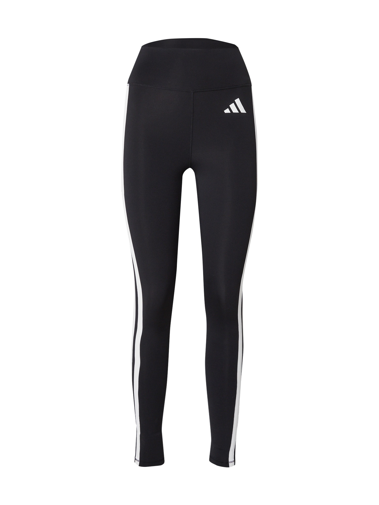 ADIDAS PERFORMANCE Urheiluhousut 'Optime Essentials'  musta / valkoinen