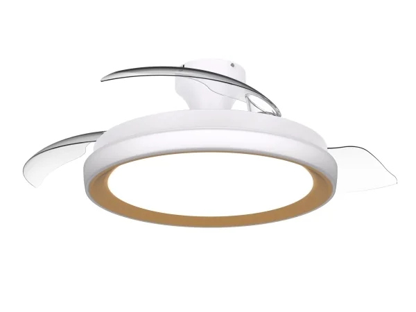 Philips Bliss kattotuuletinvalaisin, Kotitaloustuuletin lavoilla, Kulta, Katto, Muovi, IP20, I