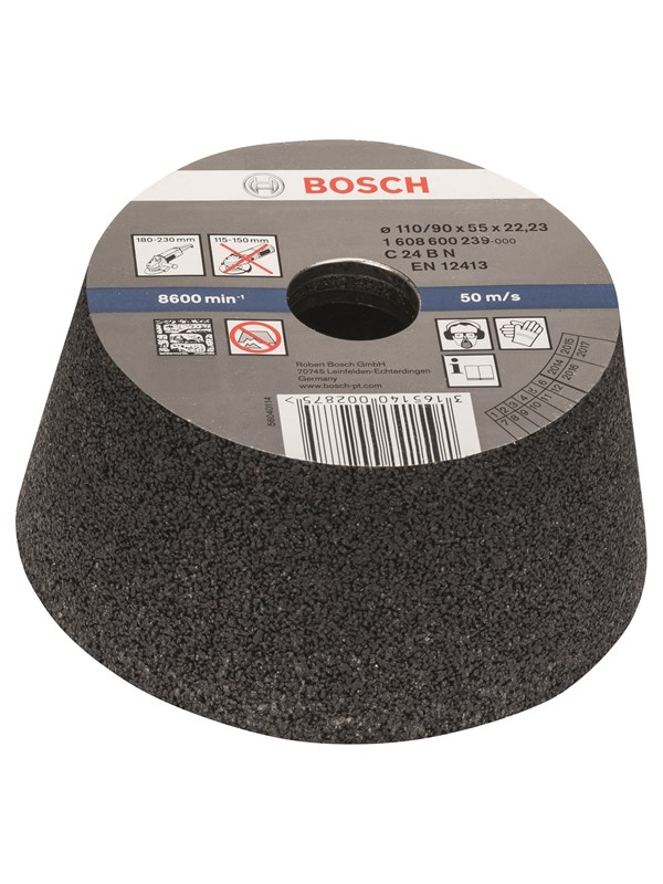 Bosch Kuppilaikka, kartiomaiset - kivi/betoni 90 mm, 110 mm, 55 mm, 24