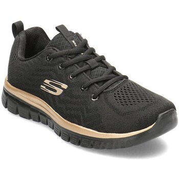 SKECHERS Matalavartiset tennarit 'Graceful Get Connected' kulta / musta