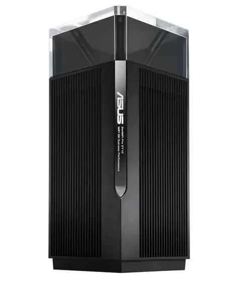 Asus ZenWiFi Pro ET12 -mesh WiFi -järjestelmä, Wi-Fi 6E, AXE11000, Tri-band, 2 kpl, musta
