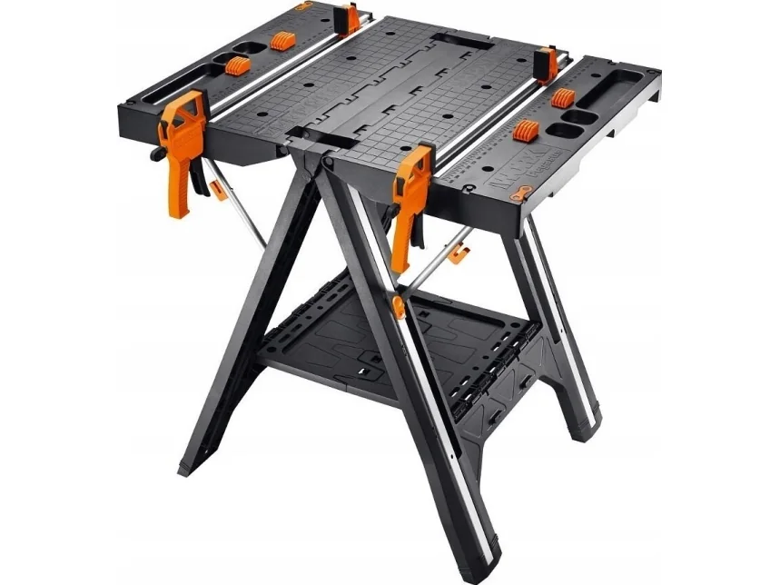 Worx työpöytä 78x63cm, w eli kiinnikkeet 2 kpl + kiinnikkeet 4 s (WX051)